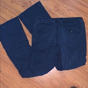 Navy Flare Dress Pants